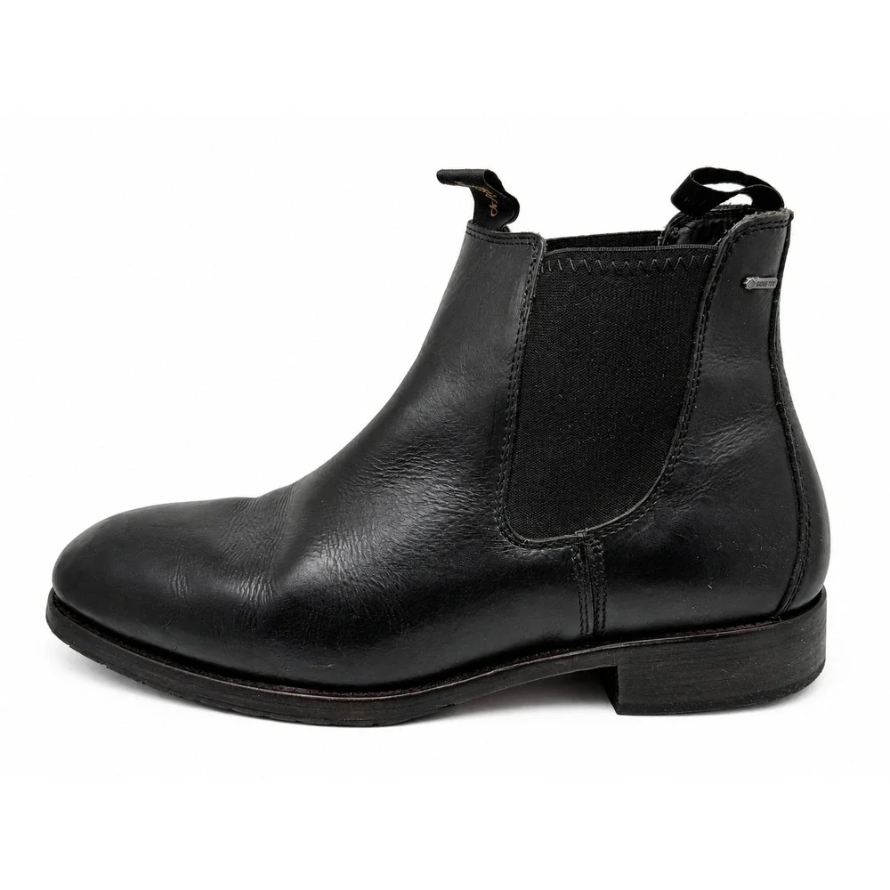 Dubarry Kerry Chelsea Boots Mens EU 46 Black Leather Gore-Tex Pull On